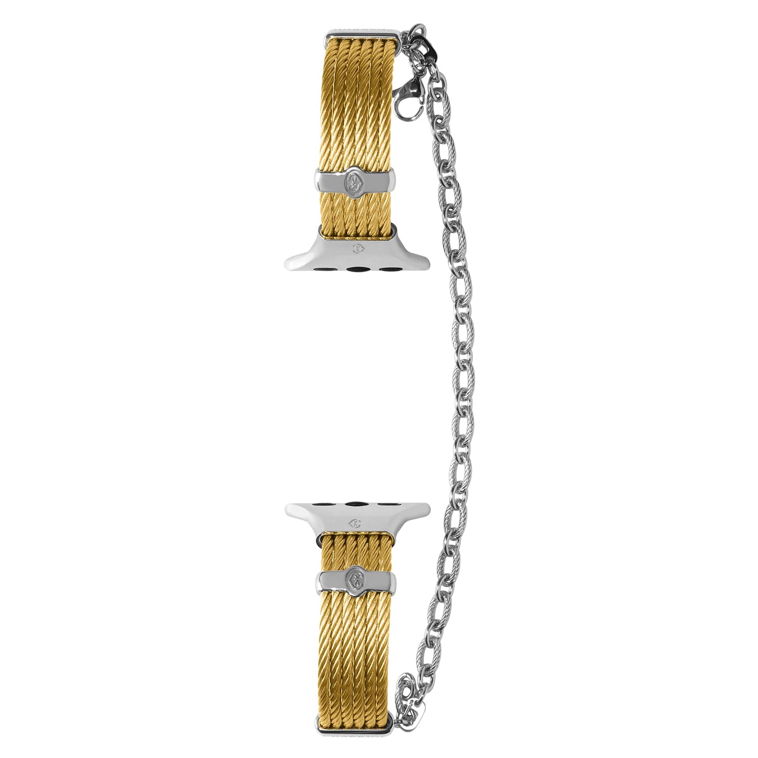 Yellow Gold with Steel Décors_Wrist 18cm